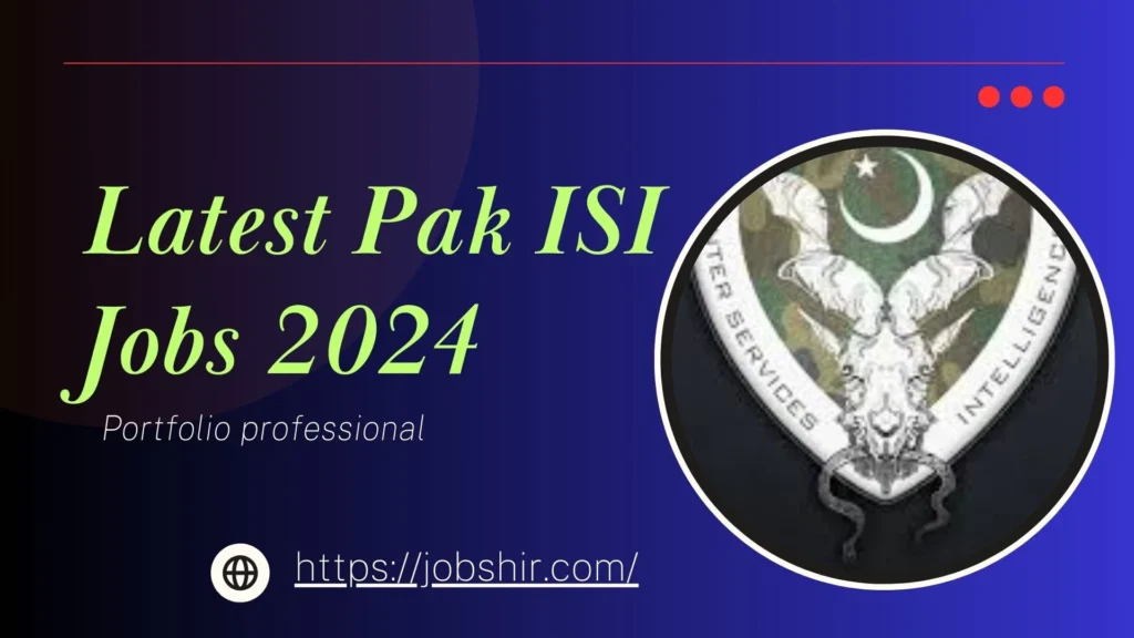 Pak ISI Jobs