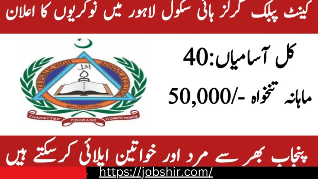 Private Teacher Jobs Lahore in 2024