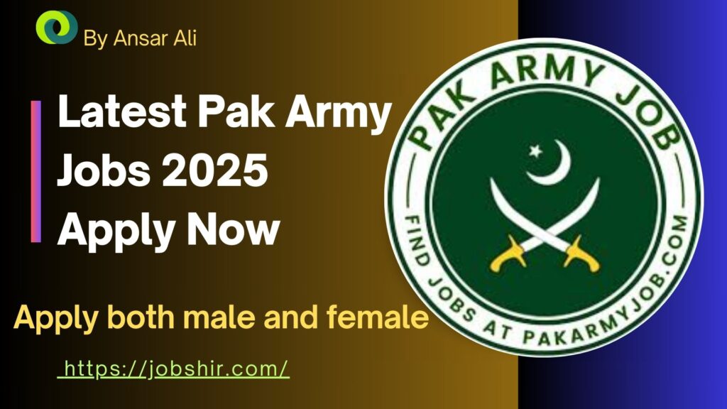 Latest Pak Army Jobs 