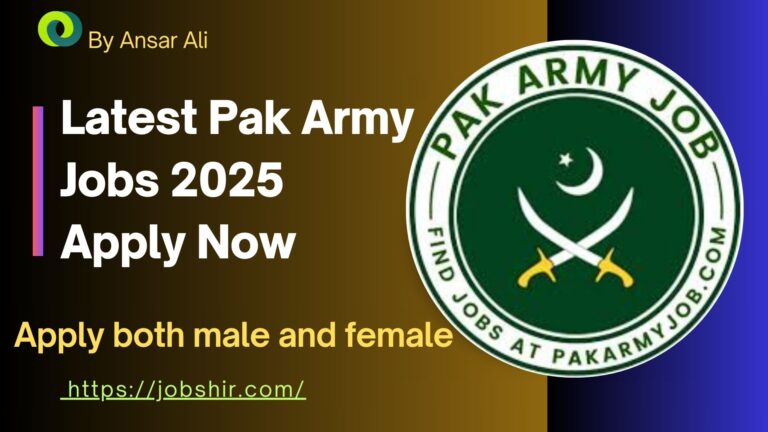 Latest Pak Army Jobs